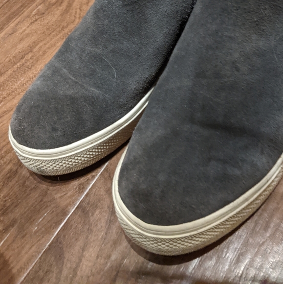 Dolce Vita - Wylee Slip On Wedge Chelsea Bootie Sneakers - Size 7.5 (Grey Suede) - Picture 11 of 16